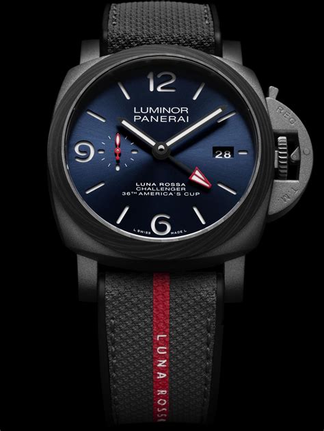 panerai luminor luna rossa gmt 44mm|panerai luminor gmt.